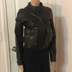 Theory leather jacket